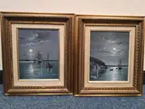 Untitled by Nigel Hallard, 1979, oil on board, sold Jul 2026
