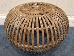 1960'S RATTAN LOBSTER POT STOOL Dimensions:approximate height 64cm x height 40cm by Franco Albini, print (other), sold Jul 2026