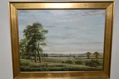 Dedham church from dedham vale, essex by Thomas Kennedy, oil on canvas, sold Jun 2026
