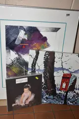 Snowy post box by Timmy Mallett, print, sold Jun 2026