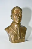 height 16cm, impressed name to the back, (1), (Condition by Hollow Cast Bronzed Adolf Hitler Bust, sculpture, sold Jun 2026