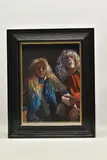 Painter with stella by Robert Lenkiewicz, oil on board, sold Jun 2026