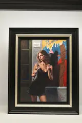 Eden in toulouse by Fabian Perez, print on board, sold Jun 2026
