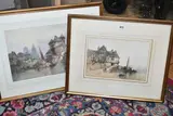 Chateaulin, brittany by Paul Marney, watercolour on paper, sold Jun 2026