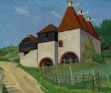 Untitled by Frank Runacres, Oil on canvas laid on board, sold Jun 2026