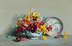 Untitled by Laurence Biddle, Oil on canvas, sold Jun 2026