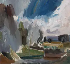 Untitled by Ivon Hitchens, Oil on canvas, sold Jun 2026