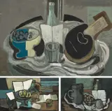 Untitled by John Bromfield Gay Rees, Oil and sgraffito on canvas, unstretched, sold Jun 2026