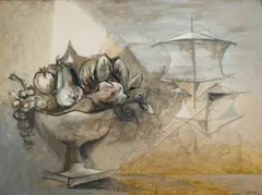 Untitled by Hans Tisdall, Oil on panel, sold Jun 2026