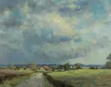 Untitled by Owen Waters, Oil on board, sold Jun 2026