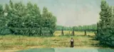 Untitled by Christopher Hall, Oil on board, sold Jun 2026