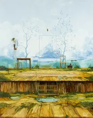 Untitled by John Ridgewell, Oil on canvas, sold Jun 2026