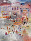 Untitled by Fred Yates, Oil on canvas, sold Jun 2026