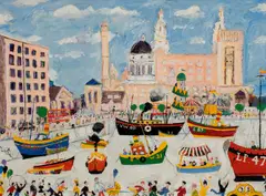 Untitled by Simeon Stafford, Oil on canvas, sold Jun 2026