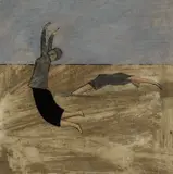 Untitled by Andrew Lanyon, Oil on board, sold Jun 2026