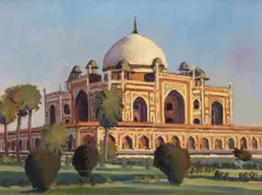 Untitled by Tobit Roche, Oil on canvas, sold Jun 2026