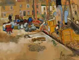 Untitled by George Leslie Hunter, Pencil, watercolour and bodycolour, sold Jun 2026