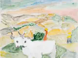 Untitled by Henryk Gotlib, Watercolour and pencil, heightened with white gouache, sold Jun 2026