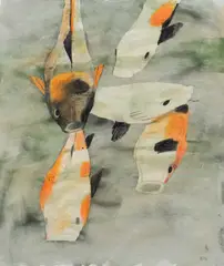 Untitled by Mary Newcomb, Pencil, watercolour and pastel, sold Jun 2026