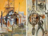 Untitled by Moira Huntly, gouache, sold Jun 2026