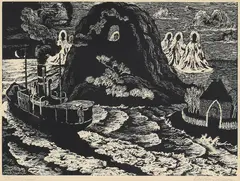 Helgeland by Kaare Espolin Johnson, Serigrafi, sold Oct 2026