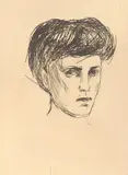 Kvinnehode by Edvard Munch, 1907, print (other), sold Oct 2026