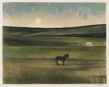 Saganatt by Vebjørn Sand, Litografi, E.A, sold Oct 2026