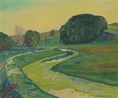 Uten tittel by Willi Midelfart, Olje på plate, sold Oct 2026