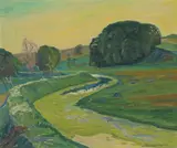 Uten tittel by Willi Midelfart, Olje på plate, sold Oct 2026