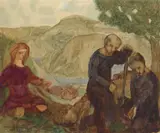 Uten tittel by Arne Ekeland, Olje på plate, sold Oct 2026