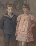 Uten tittel by Eivind Nielsen, Olje på lerret, sold Oct 2026