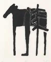 Stilleben by Tore Hansen, Tresnitt, sold Oct 2026