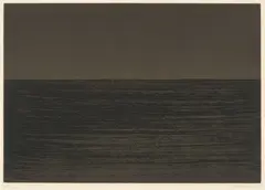 G 41-1978 Sort horisont/Horizon noir by Anna-Eva Bergman, 1978, print (other), sold Oct 2026
