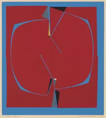 Uten tittel by Gunnar S. Gundersen, Serigrafi, prøvetrykk, sold Oct 2026