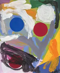 Lucky stroke (Loves you) by Helge Røed, 1998, Olje på lerret, sold Oct 2026
