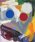 Lucky stroke (Loves you) by Helge Røed, 1998, Olje på lerret, sold Oct 2026