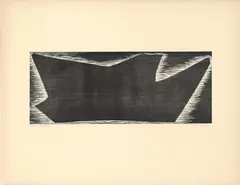 GB 6-1957 Sort skip/Navire noire by Anna-Eva Bergman, 1957, Tresnitt, epreuve d'artiste, sold Oct 2026