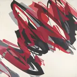 Rytmikk i rødt og sort by Leif Egil Reitan, 1975, Akryl på lerret, sold Oct 2026