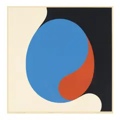 Egget by Per Kleiva, 1968, Serigrafi, sold Oct 2026