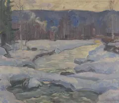 Uten tittel by Lars Jorde, Olje på lerret, sold Oct 2026