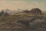 Uten tittel by Ludvig August Haslund, Olje på lerret, sold Oct 2026
