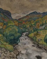 Høst by Ole T. Ytterdal, Olje på lerret, sold Oct 2026