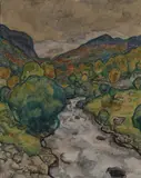 Høst by Ole T. Ytterdal, Olje på lerret, sold Oct 2026