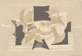 Lerken by Paul René Gauguin, 1968, Litografi, sold Oct 2026