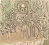 Uten tittel by John David Nielsen, Pastell på papir, sold Oct 2026
