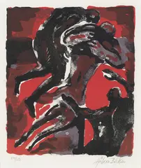 Nedtagelse II by Håkon Bleken, 2003, Litografi, sold Oct 2026