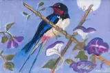 Swallows by David McClure Rsa Rsw Rgi, oil on canvasboard, offered May 2014