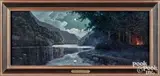 Midnight on the Pine by Timothy Barr, oil on board, sold Oct 2026