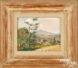 landscape by Elliott Daingerfield, oil on board, sold Oct 2026