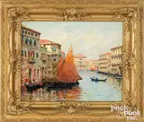 Venetian scene by Karl Kaufmann, oil on canvas, sold Oct 2026
